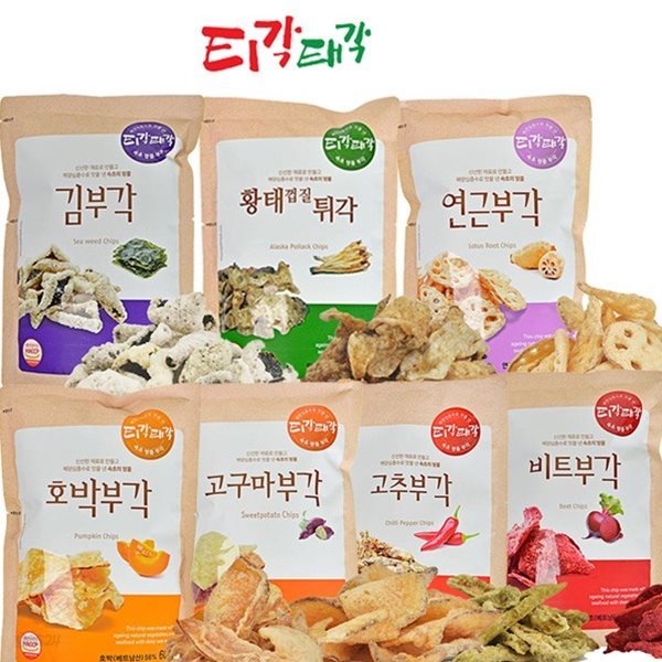 티각태각 속초 중앙시장 명물 부각240g/4종세트