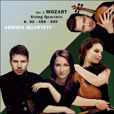 Armida Quartett 모차르트: 현악사중주 1번 '로디', 17번 '사냥', 20번 '호프마이스터' (Mozart: String Quartets Vol. 2 - K.80, 458, 499)