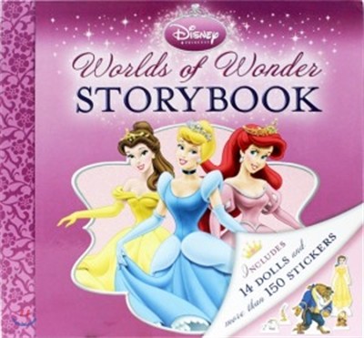 Disney Princess Storybook, Paper Dolls, and Stickers