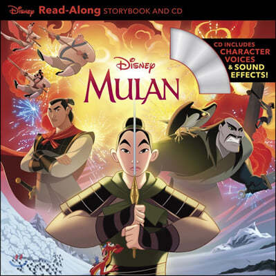 Mulan Read-Along Storybook : 디즈니 뮬란 리드얼롱 스토리북 (Book & CD)