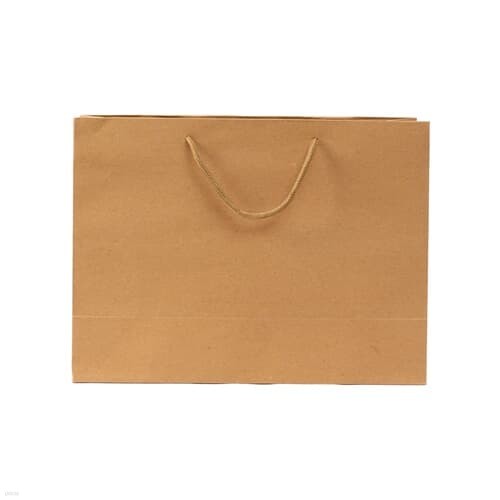 무지 가로형 쇼핑백(브라운)(28x20cm)/종이쇼핑백