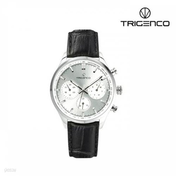 [트리젠코] 남성 가죽시계 TG-0800L-WH/BK