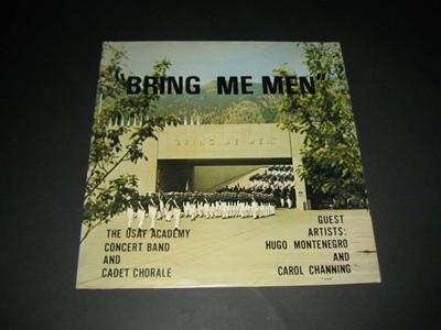 미국공군사관학교 콘서트 밴드와 합창단  LP음반 (bring me men) 