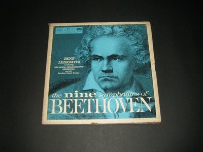 RENE LEIBOWITZ - THE NINE SYMPHONIES OF BEETHOVEN (THE READERS DIGEST/RCA 7LP)