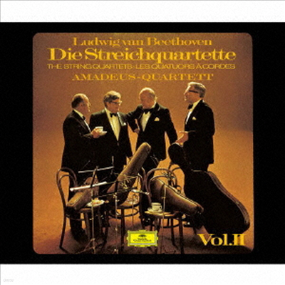 亥:   11-16, ǾƳ  1-3 (Beethoven: String Quartets Nos.11-16, Piano Quartets Nos.1-3) (Ltd. Ed)(Single Layer)(3SHM-SACD Boxset)(Ϻ) - Amadeus Quartet