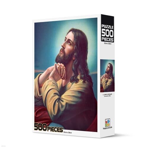 [액자포함]직소퍼즐 500조각 종교화 기도하는 예수 HP500-541