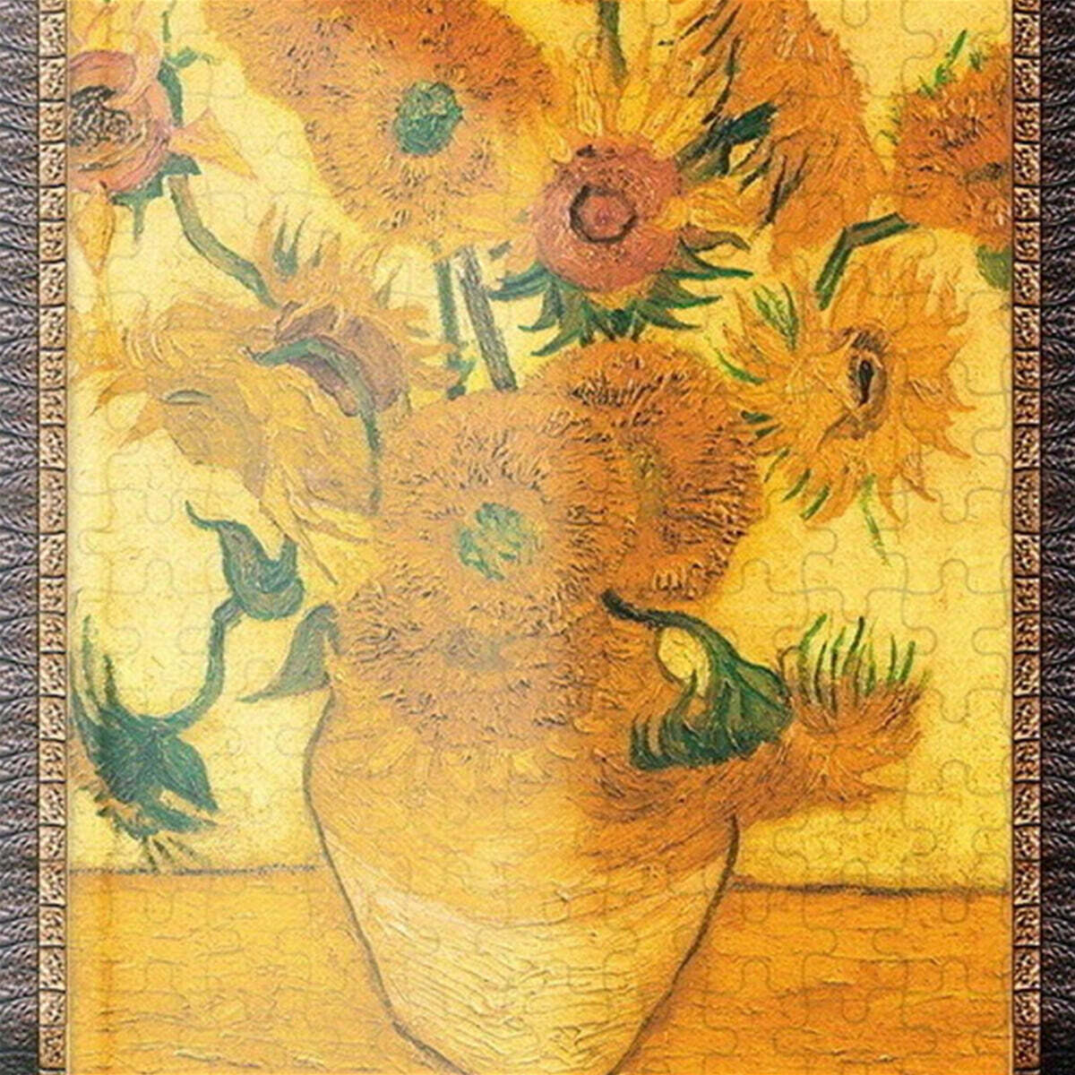 [액자포함]직소퍼즐 1000조각 명화 해바라기 HP1000-1022