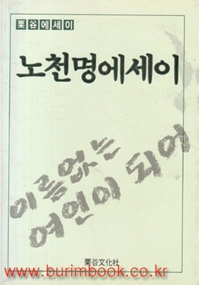 1988년 초판 노천명에세이 이름없는 여인이 되어 (792-5)