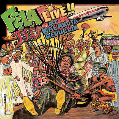 Fela Kuti — Johnny Just Drop (J.J.D.) 앨범 커버