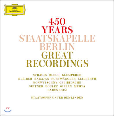 베를린 슈타츠카펠레 450년 기념 걸작 모음집 (450 Years Staatskapelle Berlin Great Recordings)