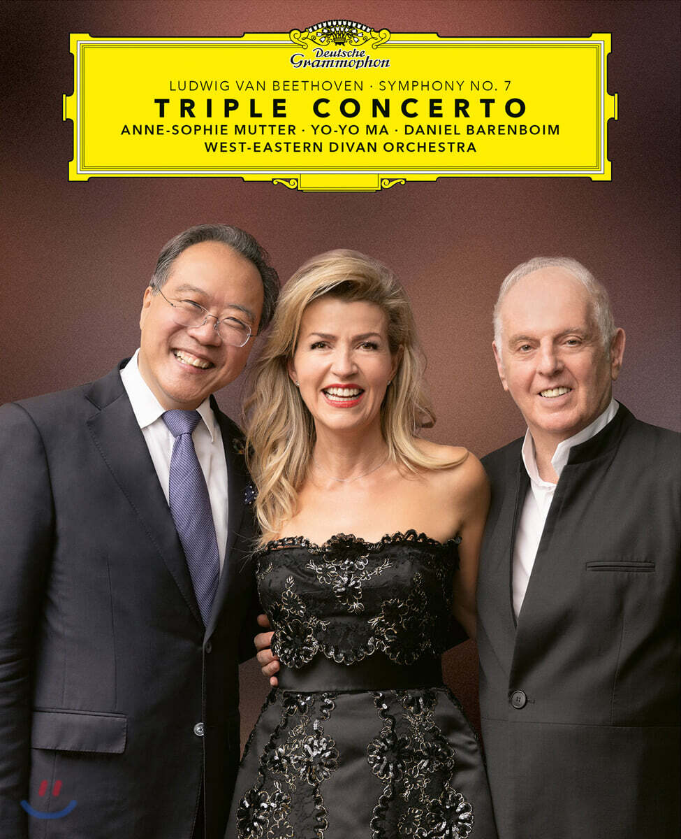 Daniel Barenboim / Anne-Sophie Mutter / Yo-Yo Ma 베토벤: 3중 협주곡, 교향곡 7번 [블루레이]