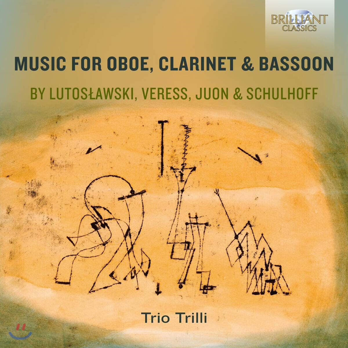 Trio Trilli 20세기 목관 3중주 작품집 (Lutoslawski / Veress / Schulhoff: Music for Clarinet, Oboe, Bassoon)