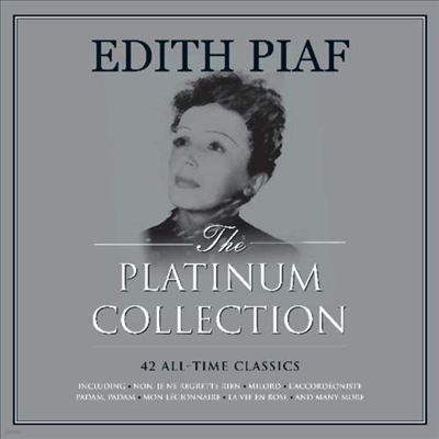 Edith Piaf - Platinum Collection (Gatefold Cover)(White 3LP)