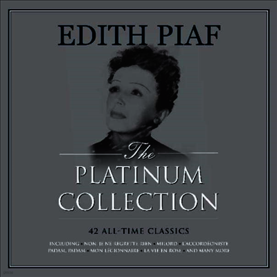 Edith Piaf — Platinum Collection (Gatefold Cover) 앨범 커버