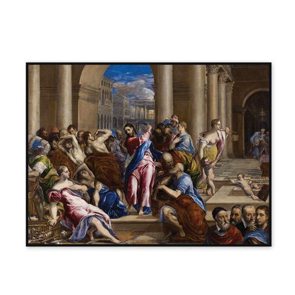엘 그레코 - 성전에서 환전상들을 추방하는 그리스도 Christ Driving the Money Changers from the Temple