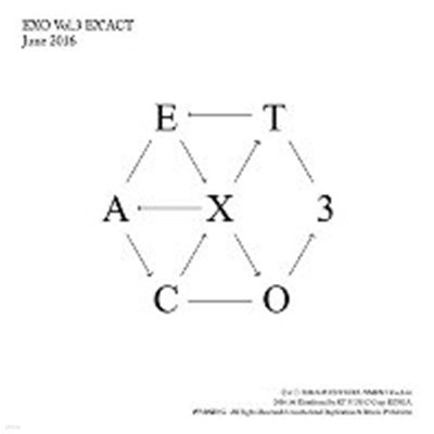  (Exo) / 3 - Ex'act (Korean Ver.) (Lucky Ver./ī)