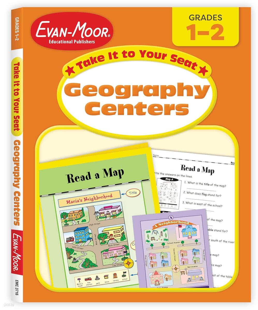 에반무어 Take It to Your Seat: Geography Centers Grades 1-2 (Teacher)