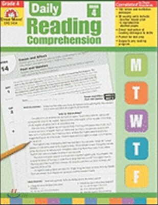 Daily Reading Comprenesion, Grade 4 : Teacher's Edition