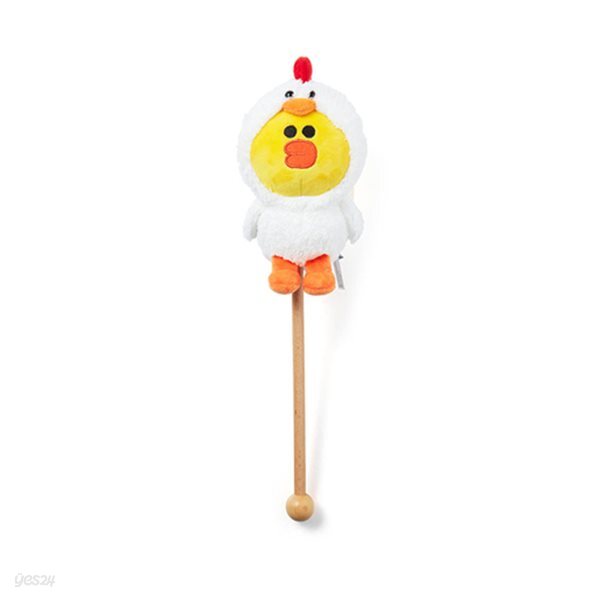 라인프렌즈 인형 안마봉 치킨샐리 정글브라운