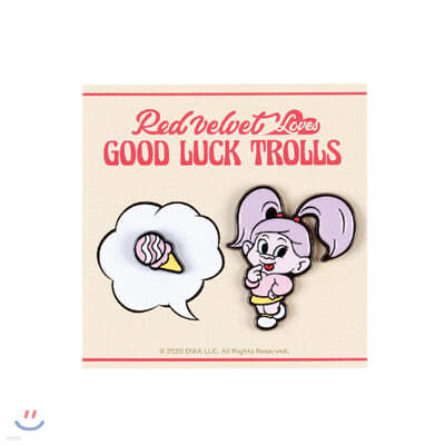 座(Red Velvet Loves GOOD LUCK TROLLS) - BADGE SET [Yeri Troll]