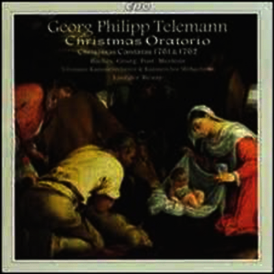 텔레만 : 크라스마스 오라토리아, 칸타타 (Telemann : Christmas Oratorio, Cantatas)(CD) - Michaelstein Chamber Choir