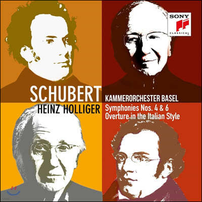 Heinz Holliger 슈베르트: 교향곡 4, 6번, 이탈리아풍 서곡 (Schubert: Symphonies Nos 4, 6)