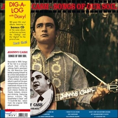 Johnny Cash — Songs Of Our Soil + 2 앨범 커버