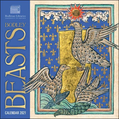 Bodleian Library - Bodley Beasts Wall Calendar 2021 (Art Cal