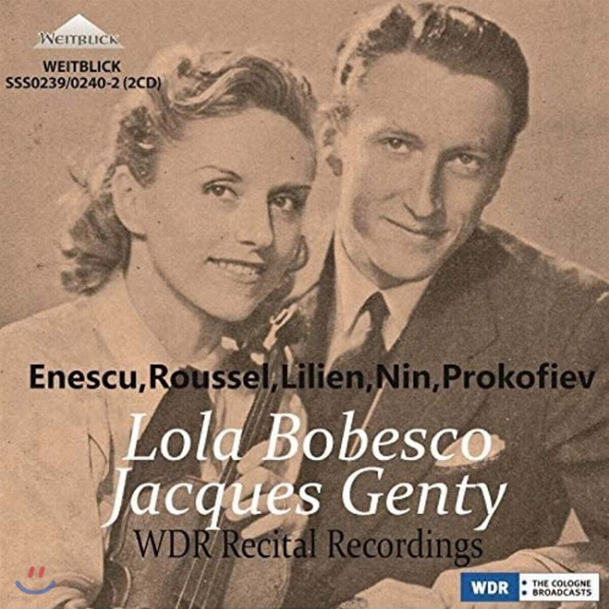 롤라 보베스코가 연주하는 20세기 바이올린 명곡집 (Lola Bobesco Plays Violin Sonata)