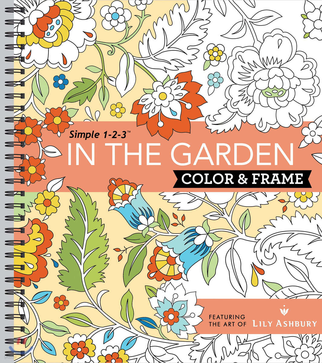 Color & Frame - In the Garden (Adult Coloring Book)