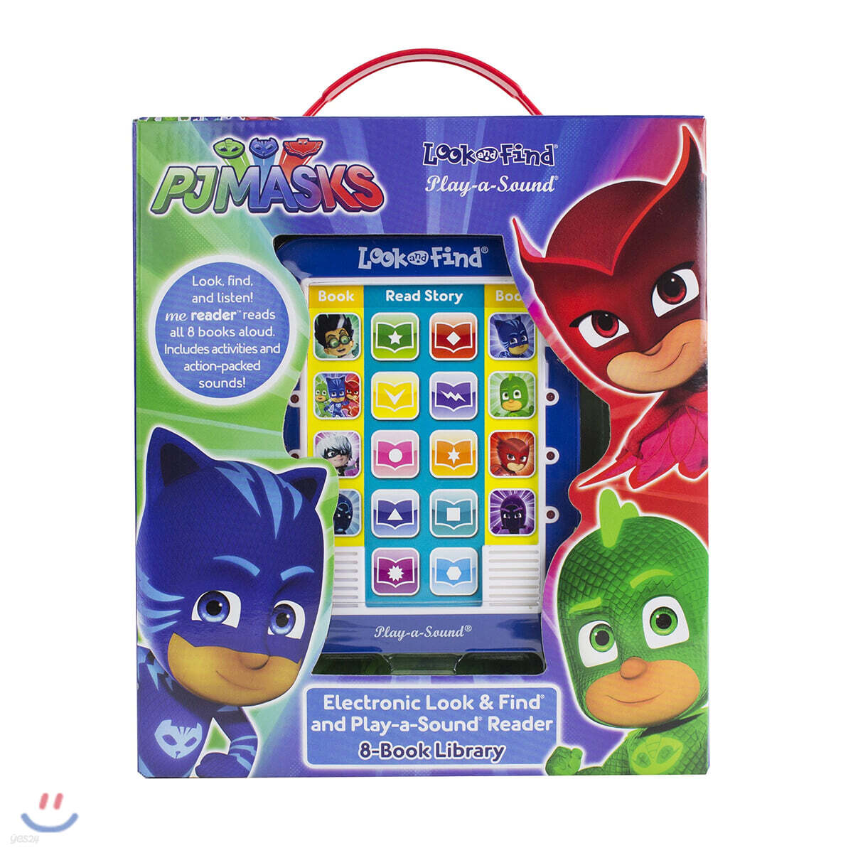 Me Reader & 8 books Library : PJ Masks 미리더 사운드북 출동 파자마 마스크