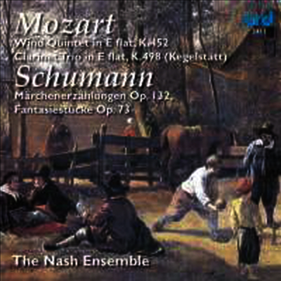 모차르트 & 슈만 : 실내악 작품집 (Mozart : Wind Quintet in E flat)(CD) - The Nash Ensemble