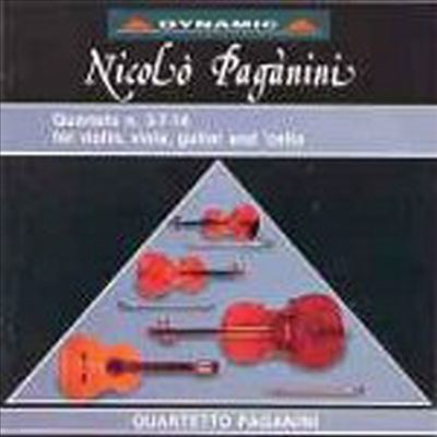 파가니니 : 현악과 기타를 위한 현악 사중주 (Paganini : Guitar & String Quartets No.3, No.7, No.14)(CD) - Paganini Quartet