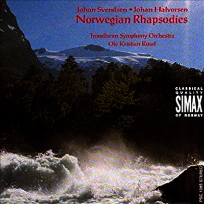 Simax 요한 스벤슨, 요한 할보르센: 노르웨이 광시곡 (Johan Halvorsen, Johan Svendsen : Noewegian Rhapsodies)(CD) - Ole Kristian Ruud