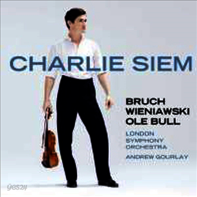 비에냐프스키, 브루흐 & 올레 불 : 바이올린 협주곡 (Charlie Siem plays Bruch, Wieniawski & Ole Bull)(CD) - Charlie Siem