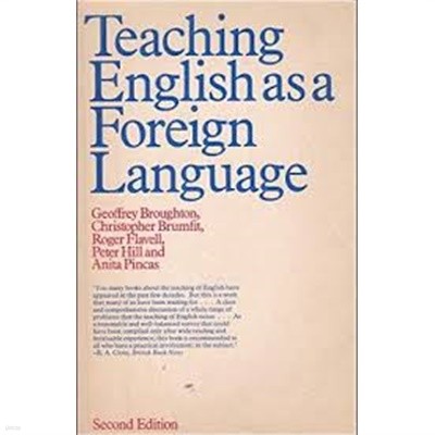 Teaching English as a Foreign Language 2nd Edition