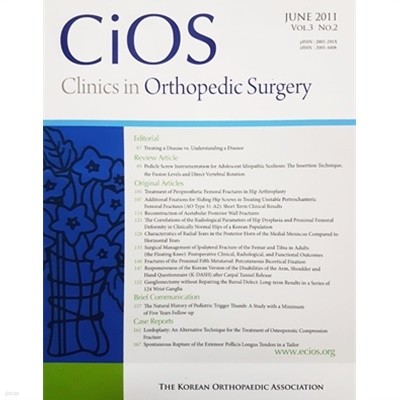 CiOS : Clinics in Orthopedic Surgery JUNE 2011 VOL.3 NO.2