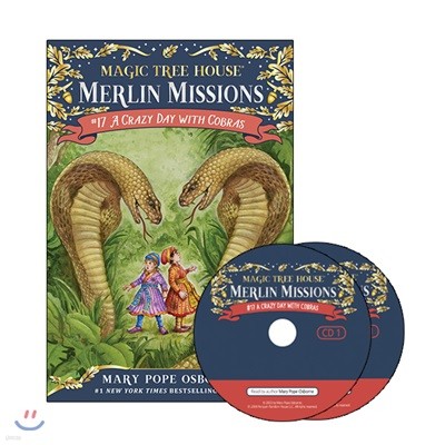 Merlin Mission #17 : A Crazy Day with Cobras (Book+CD)