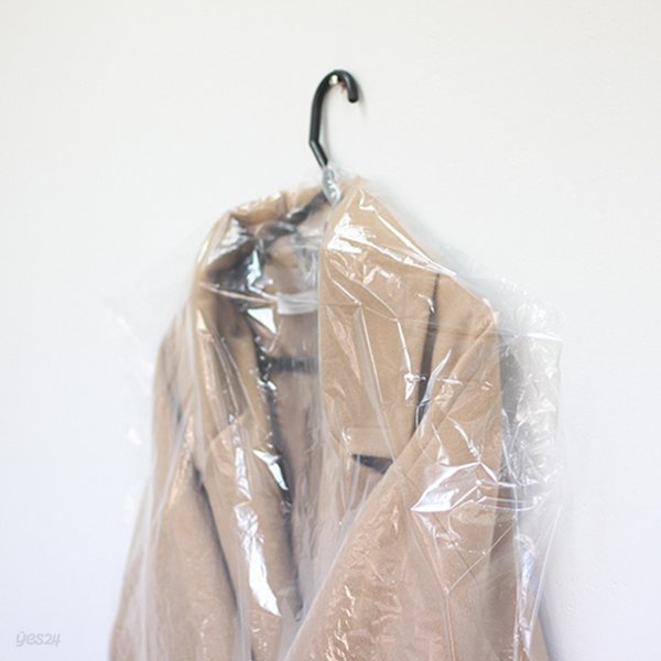 투명 비닐 옷커버 의류보관 코트 패딩 양복 비닐커버 100P