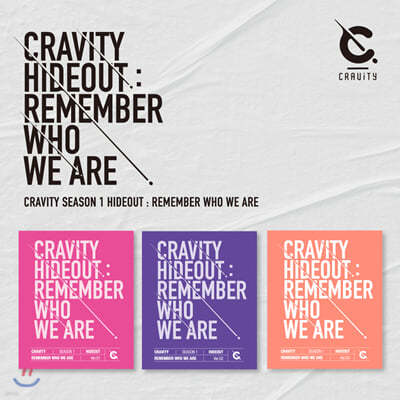 CRAVITY (크래비티) - CRAVITY SEASON1. [HIDEOUT : REMEMBER WHO WE ARE] [3종 중 랜덤 1종 발송]