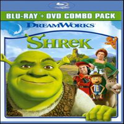 Shrek () (ѱ۹ڸ)(Two-Disc Blu-ray / DVD Combo) (2001)