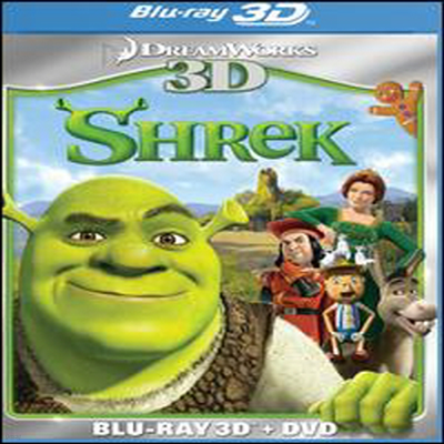 Shrek (ѱ۹ڸ)(Two-Disc Blu-ray 3D/DVD Combo) (2001)
