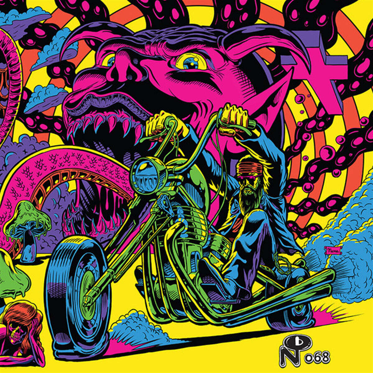 1970년대 포스트 히피 컴필레이션 앨범 (Warfaring Strangers: Acid Nightmares) [불투명 블루 컬러 2LP]