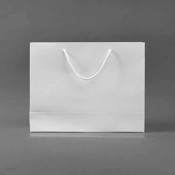 무지 가로형 쇼핑백(화이트)(35x26cm)/종이쇼핑백
