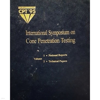 CPT'95 International Symposium on Cone Penetration Testing Volume 1, 2