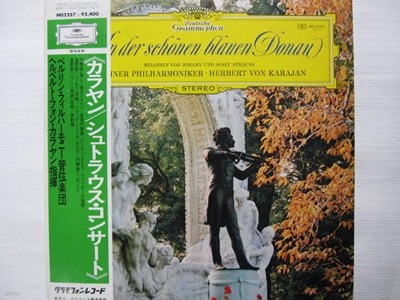 LP(수입) 슈트라우스: An Der Schonen Blauen Donau - 카라얀 / 베를린 필 