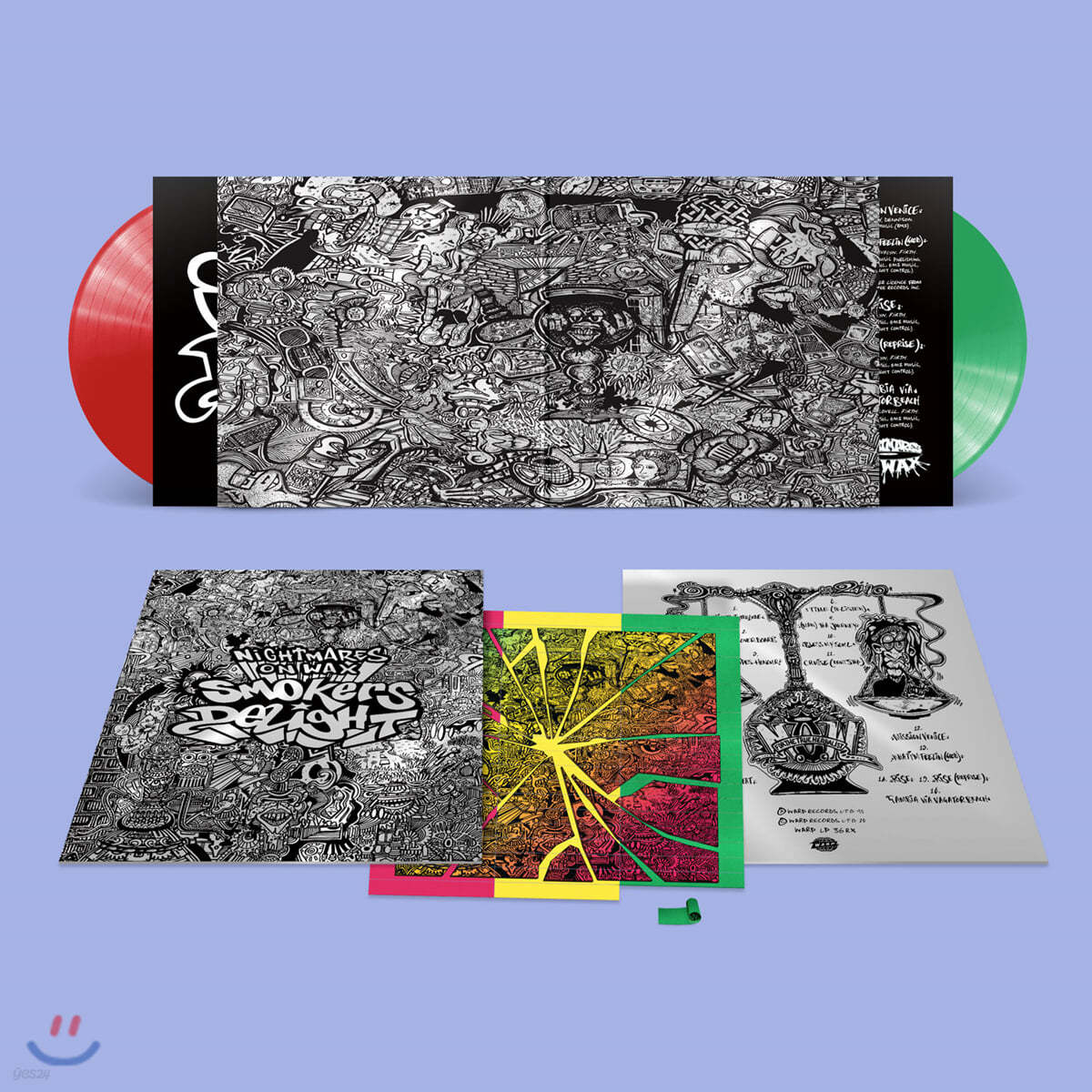 Nightmares On Wax (나이트메어 온 왁스) - Smokers Delight [그린 & 레드 컬러 2LP]