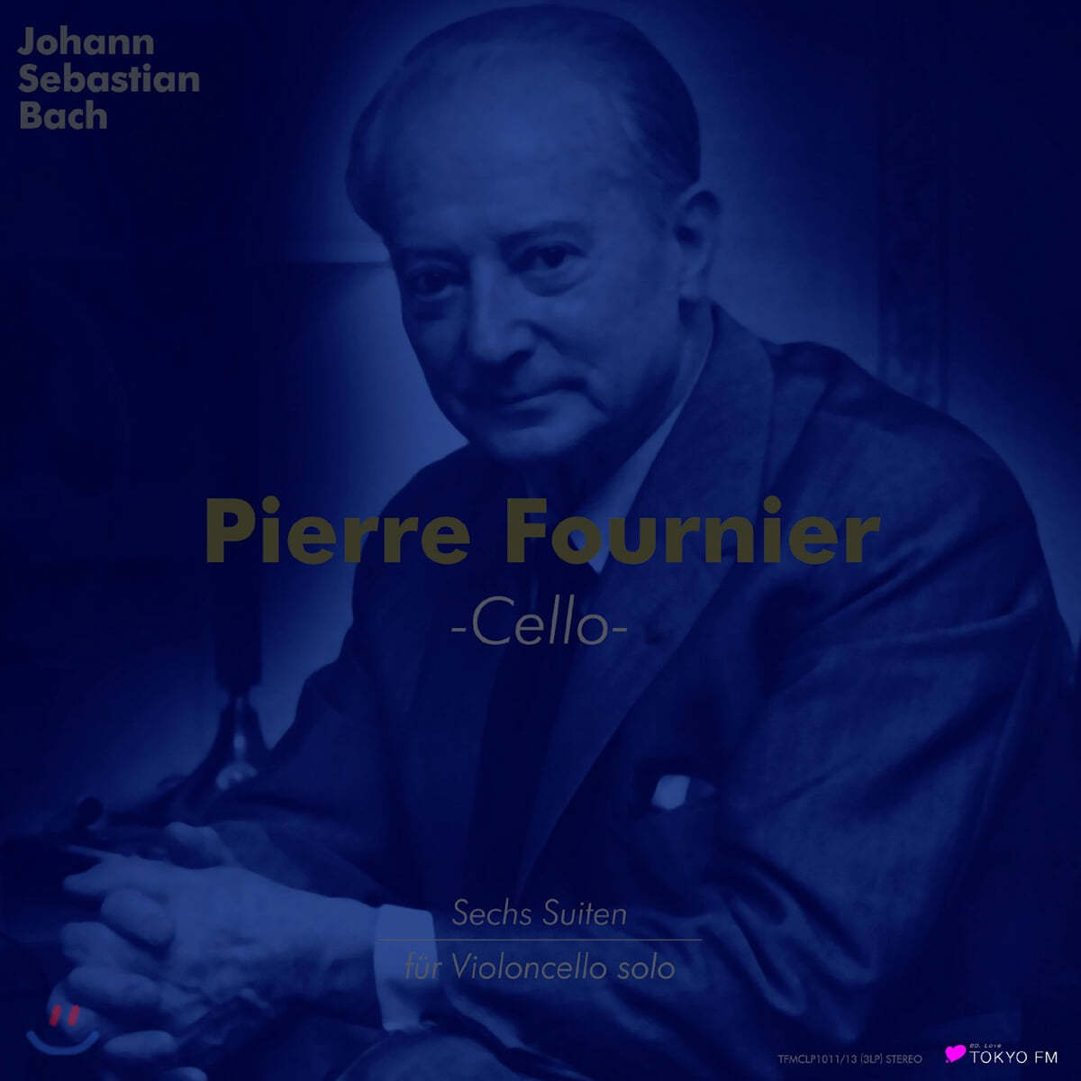 Pierre Fournier 바흐: 무반주 첼로 모음곡 전곡집 - 피에르 푸르니에 (Bach: Complete Cello Suites BWV 1007-1012) [3LP]