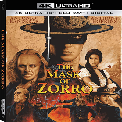 Mask Of Zorro (ũ  ) (4K Ultra HD+Blu-ray)(ѱ۹ڸ)