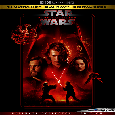 Star Wars: Revenge Of The Sith (스타워즈 에피소드 3 - 시스의 복수) (4K Ultra HD+Blu-ray)(한글무자막)